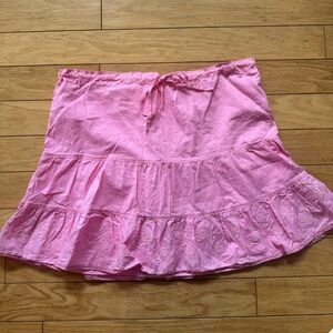 Y2k little pink skirt